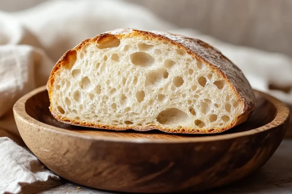 A jar of sourdough starter next to a bowl of sourdough discard, illustrating the differences between the two essential components of sourdough baking.