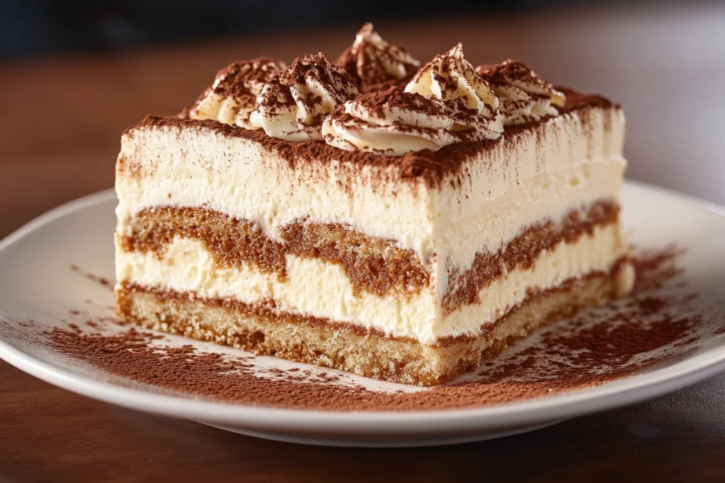 Tiramisu dessert from Cheesecake Factory