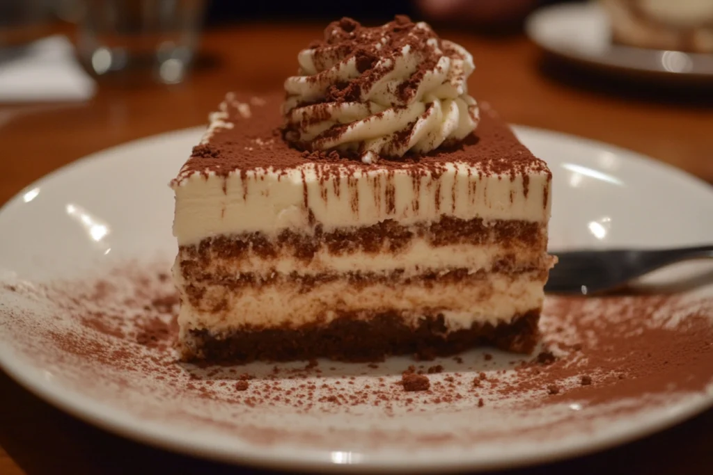 Tiramisu dessert from Cheesecake Factory

