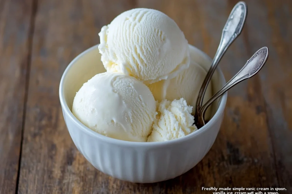 Simple Vanilla Ice Cream Recipe: A Step-by-Step Guide to Homemade Ice Cream

