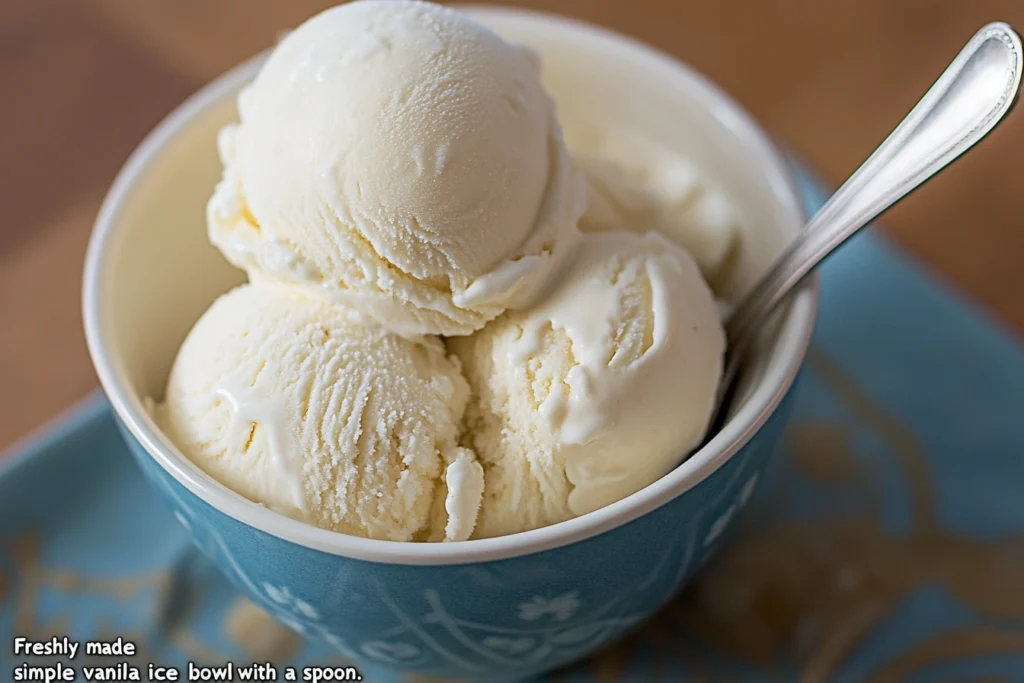 Simple Vanilla Ice Cream Recipe: A Step-by-Step Guide to Homemade Ice Cream

