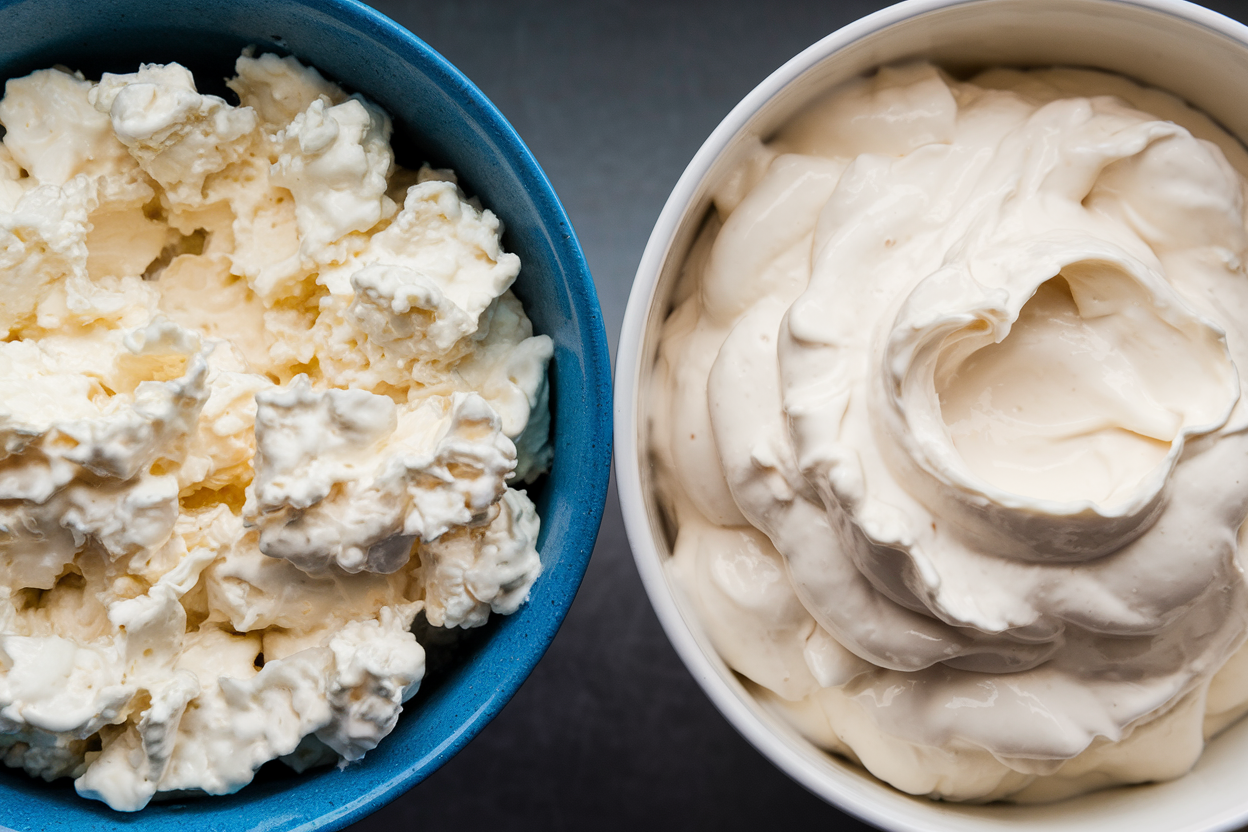 Difference between whipped cottage cheese and regular cottage cheese